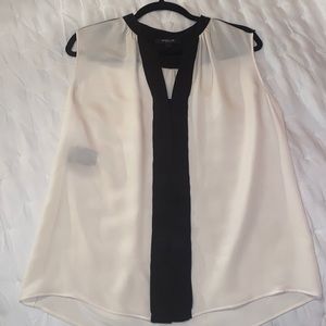 Derek Lam white and black blouse